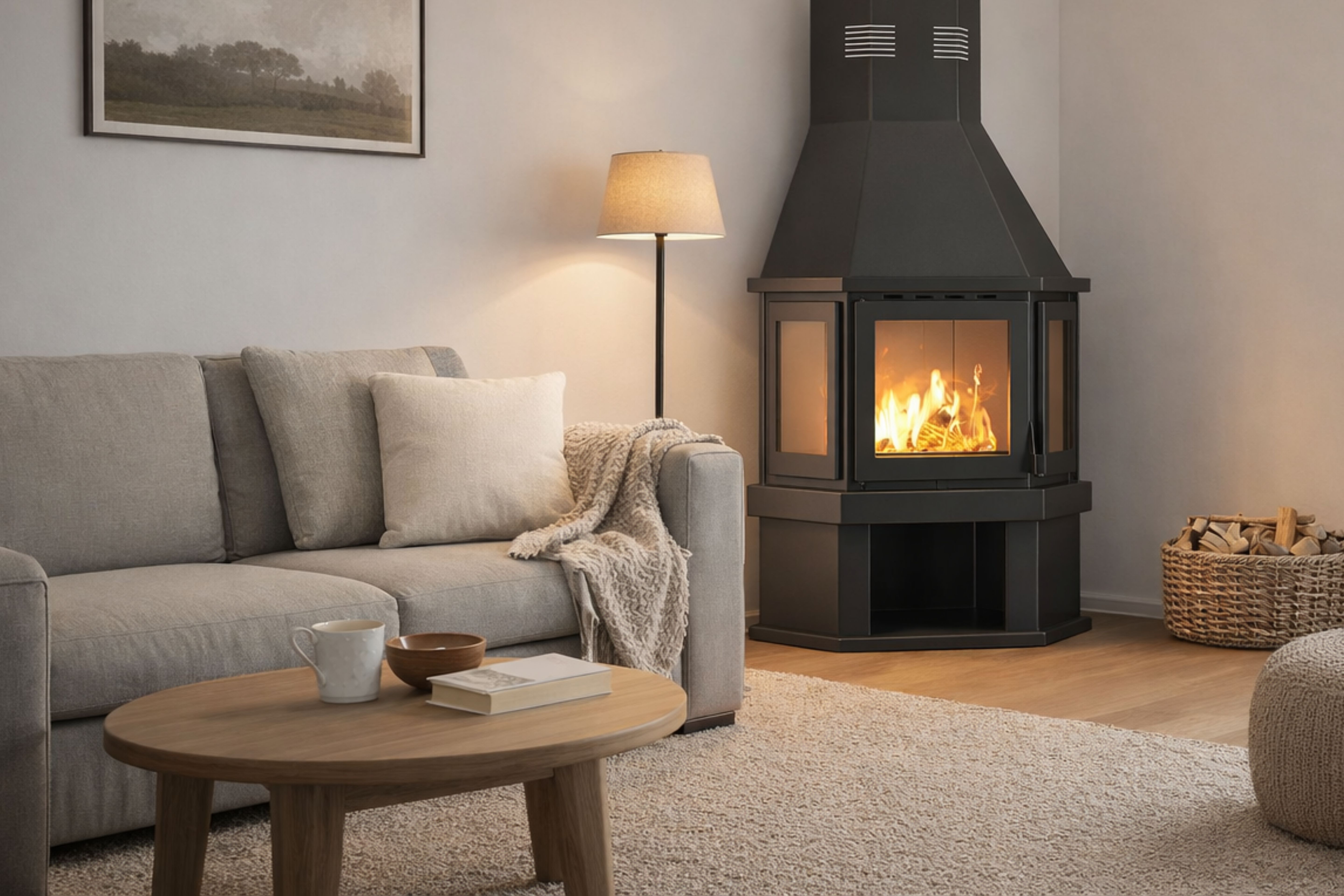 Τζάκι με ξύλα